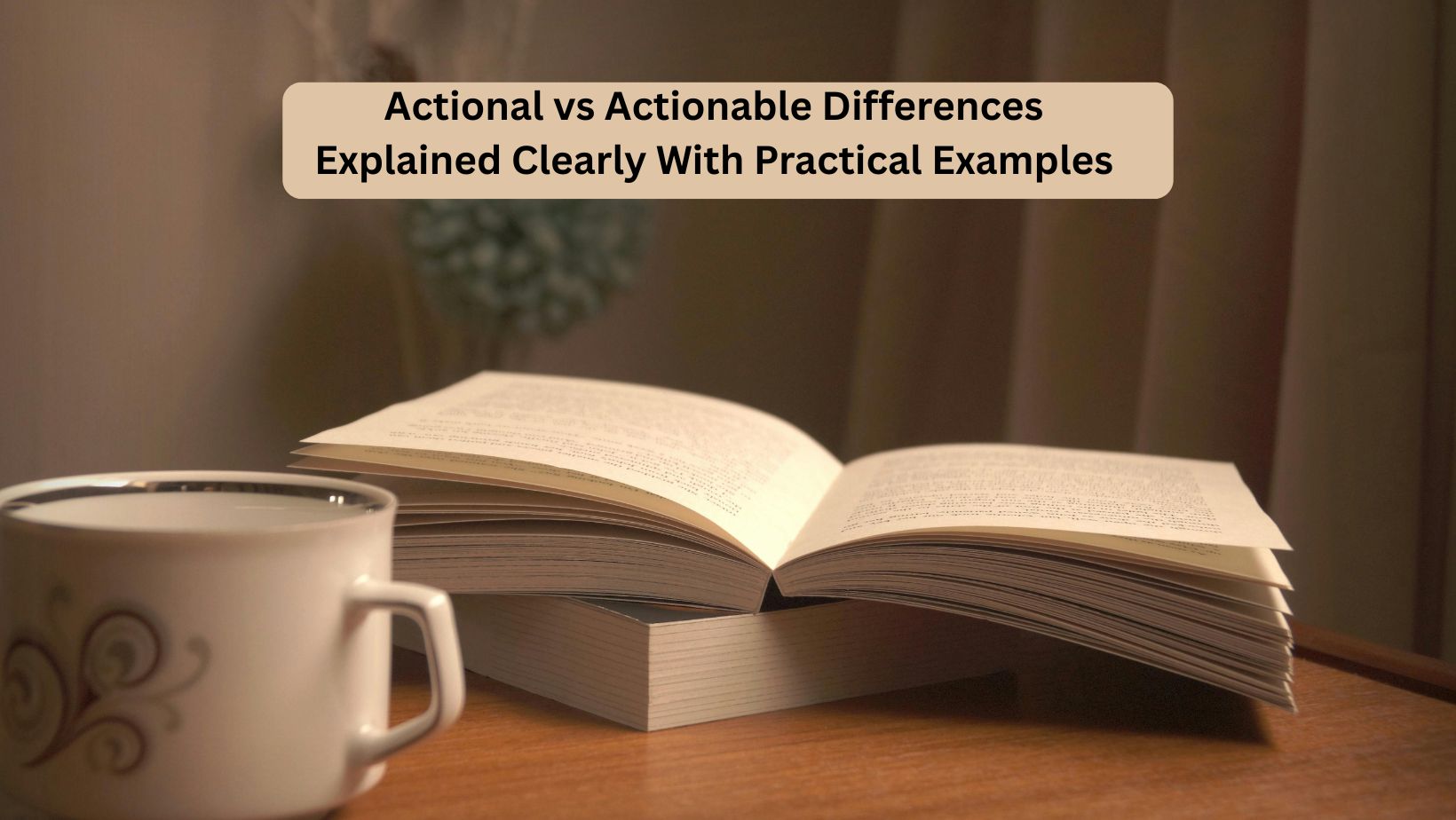 Actional vs Actionable Differences Explained Clearly With Practical Examples