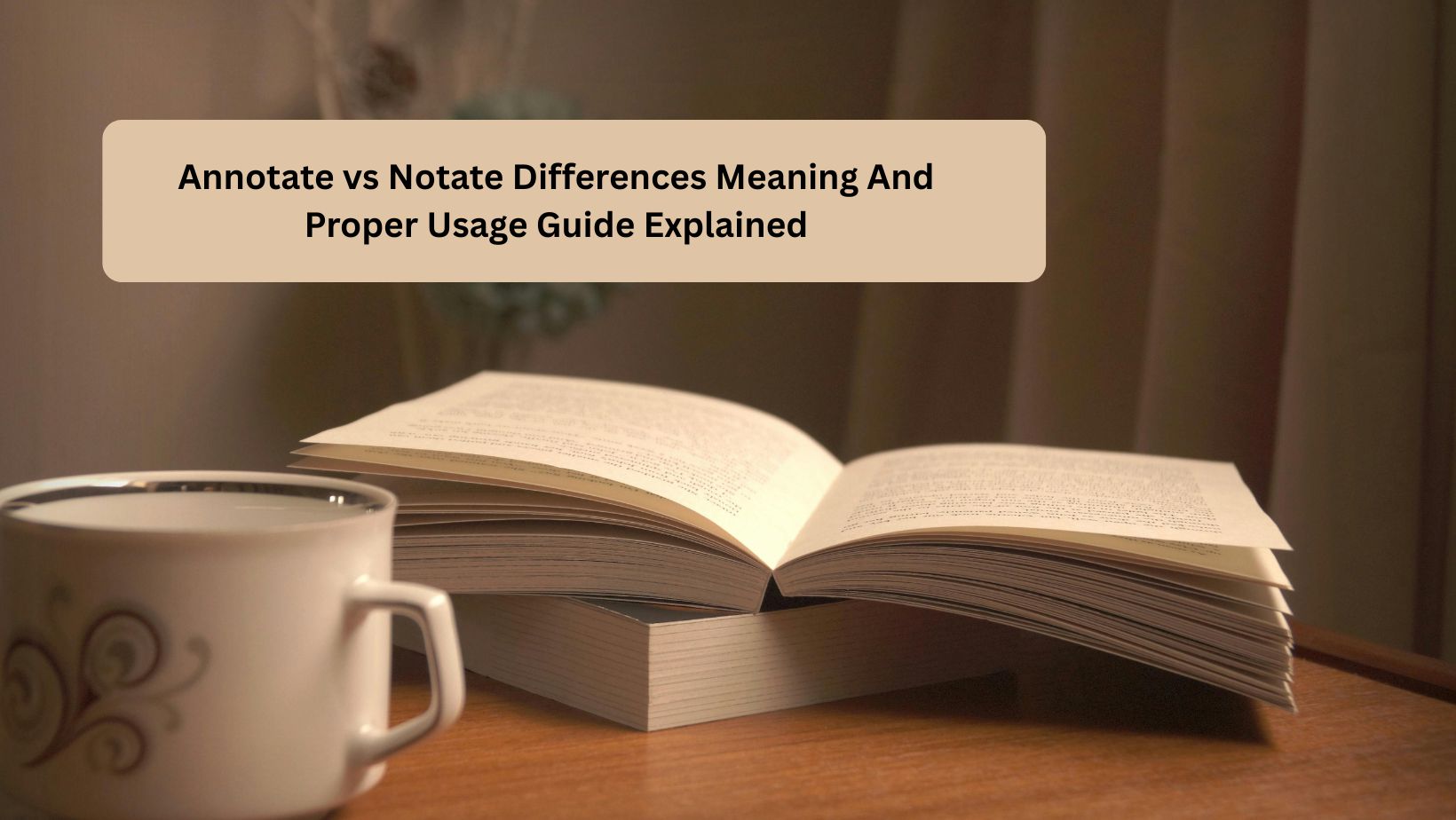 Annotate vs Notate Differences Meaning And Proper Usage Guide Explained