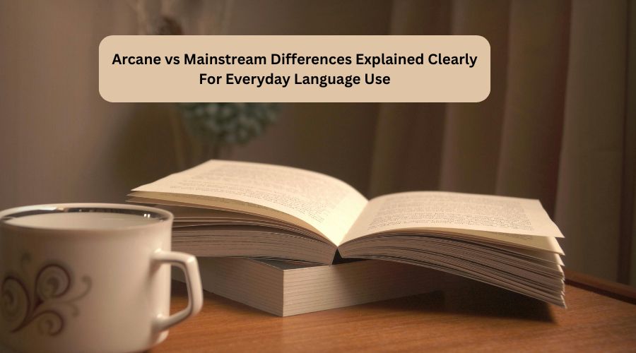 Arcane vs Mainstream Differences Explained Clearly For Everyday Language Use
