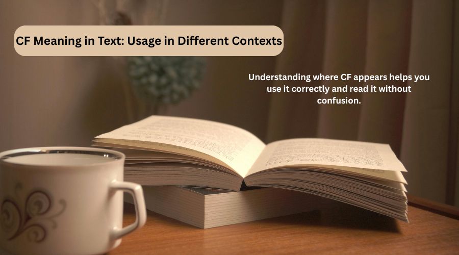 CF Meaning in Text Usage in Different Contexts