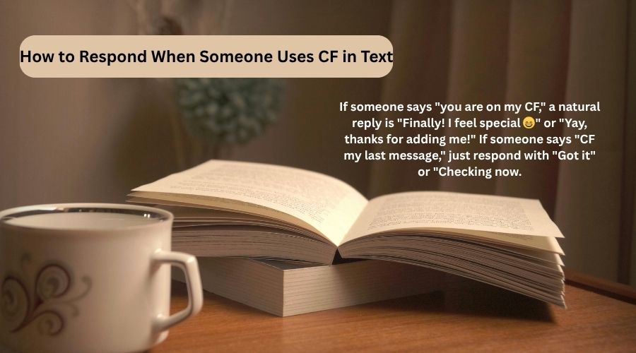 How to Respond When Someone Uses CF in Text