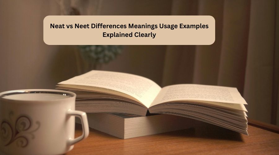 Neat vs Neet Differences Meanings Usage Examples Explained Clearly