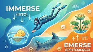 Immerse vs Emerse: When to Use Each One in Writing