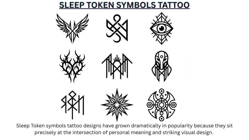 Sleep Token Symbols Tattoo